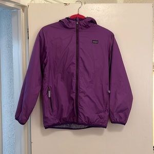 Purple Patagonia Puffer Winter Jacket with Hood - Children’s Size X-Large